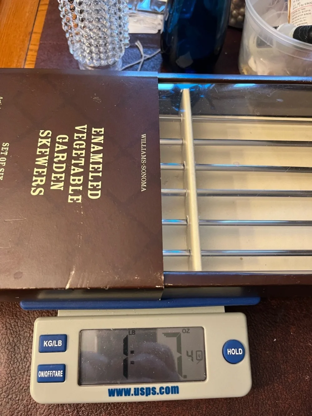 Williams-Sonoma Enameled Vegetable Garden Skewers Set Of 6 Unused Inbox
